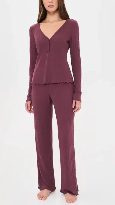 Eberjey Pointelle Henley | Thumbnail 5 Eberjey Pointelle Henley | Thumbnail 5