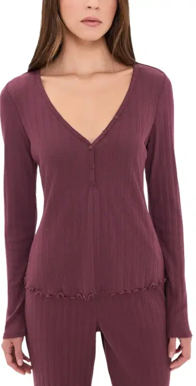 Eberjey Pointelle Henley | Thumbnail 1 Eberjey Pointelle Henley | Thumbnail 1