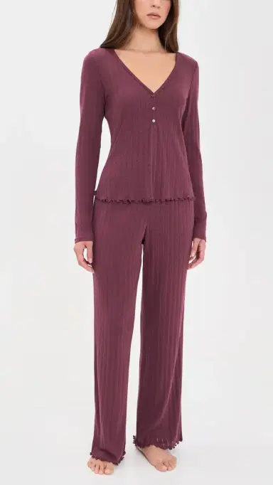 Eberjey Pointelle Pants | Thumbnail 5 Eberjey Pointelle Pants | Thumbnail 5