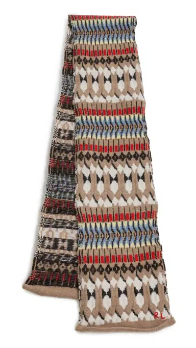 Polo Ralph Lauren Chunky Fair Isle Scarf | Thumbnail 5 Polo Ralph Lauren Chunky Fair Isle Scarf | Thumbnail 5