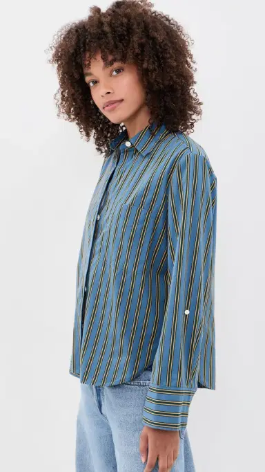 Madewell The Signature Stripe Button Down Shirt | Thumbnail 4 Madewell The Signature Stripe Button Down Shirt | Thumbnail 4