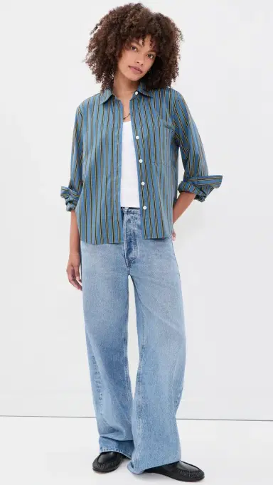 Madewell The Signature Stripe Button Down Shirt | Thumbnail 5 Madewell The Signature Stripe Button Down Shirt | Thumbnail 5