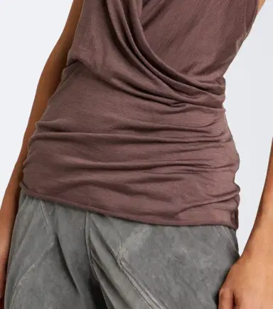 Rick Owens Draped wool and silk top | Thumbnail 4 Rick Owens Draped wool and silk top | Thumbnail 4