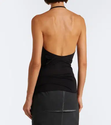 Rick Owens Draped wool and silk top | Thumbnail 3 Rick Owens Draped wool and silk top | Thumbnail 3