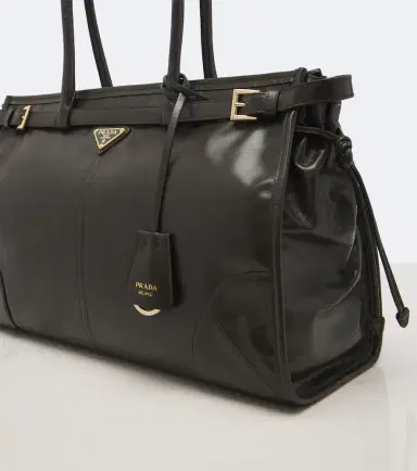 Prada Bonnie Large leather shoulder bag | Thumbnail 4 Prada Bonnie Large leather shoulder bag | Thumbnail 4