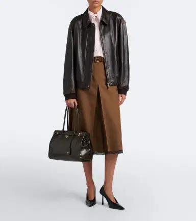 Prada Bonnie Large leather shoulder bag | Thumbnail 6 Prada Bonnie Large leather shoulder bag | Thumbnail 6