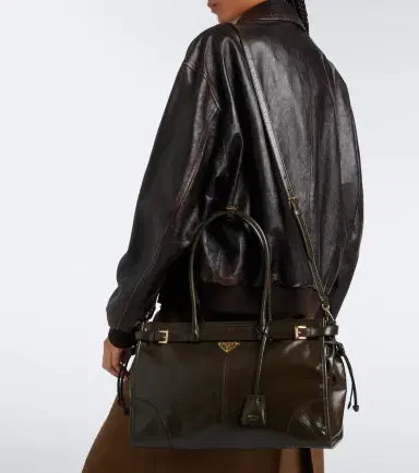 Prada Bonnie Large leather shoulder bag | Thumbnail 7 Prada Bonnie Large leather shoulder bag | Thumbnail 7