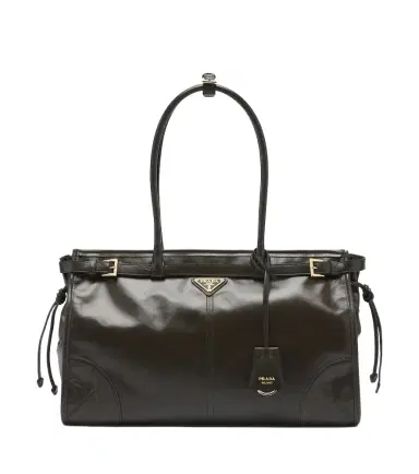 Prada Bonnie Large leather shoulder bag | Thumbnail 1 Prada Bonnie Large leather shoulder bag | Thumbnail 1