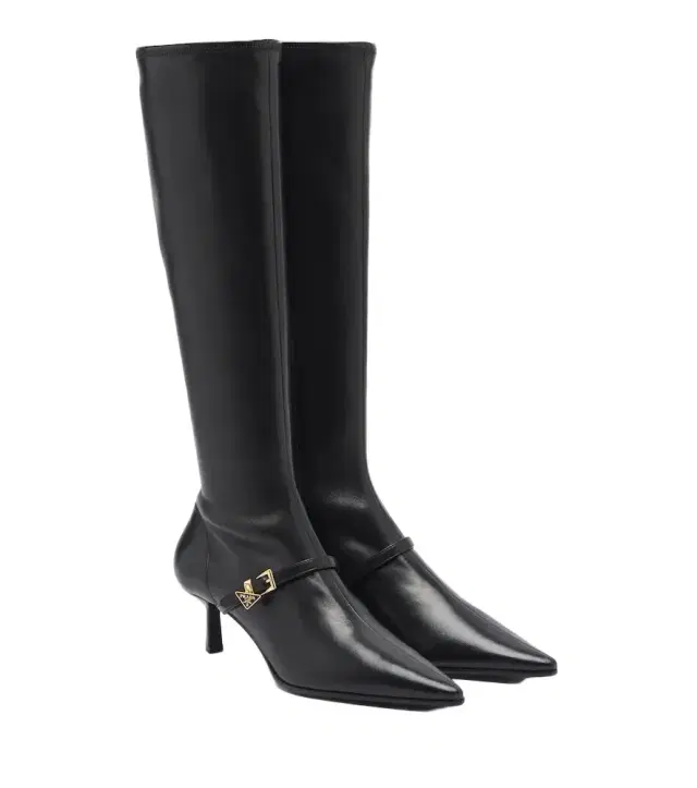 Leather knee-high boots Leather knee-high boots