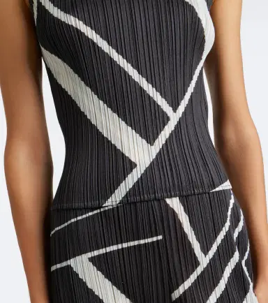 Pleats Please Issey Miyake Fold Line pleated printed top | Thumbnail 2 Pleats Please Issey Miyake Fold Line pleated printed top | Thumbnail 2