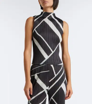 Pleats Please Issey Miyake Fold Line pleated printed top | Thumbnail 4 Pleats Please Issey Miyake Fold Line pleated printed top | Thumbnail 4