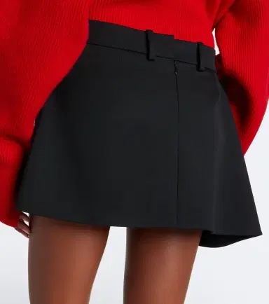 Givenchy Draped wool miniskirt | Thumbnail 3 Givenchy Draped wool miniskirt | Thumbnail 3