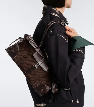 Prada Bonnie Medium corduroy shoulder bag | Thumbnail 4 Prada Bonnie Medium corduroy shoulder bag | Thumbnail 4