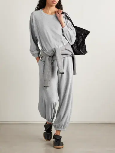 Suzie Kondi Paxos Cotton-blend Velour Tapered Sweatpants | Thumbnail 2 Suzie Kondi Paxos Cotton-blend Velour Tapered Sweatpants | Thumbnail 2