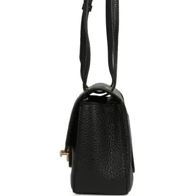 Chanel Chanel Mini "Souplissimo" Flap Bag Black Grained Calfskin Gold Hardware | Thumbnail 3 Chanel Chanel Mini "Souplissimo" Flap Bag Black Grained Calfskin Gold Hardware | Thumbnail 3
