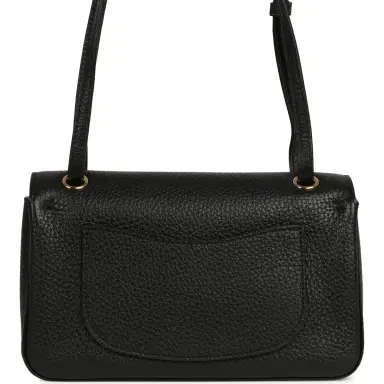 Chanel Chanel Mini "Souplissimo" Flap Bag Black Grained Calfskin Gold Hardware | Thumbnail 4 Chanel Chanel Mini "Souplissimo" Flap Bag Black Grained Calfskin Gold Hardware | Thumbnail 4