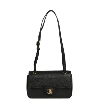 Chanel Chanel Mini "Souplissimo" Flap Bag Black Grained Calfskin Gold Hardware | Thumbnail 6 Chanel Chanel Mini "Souplissimo" Flap Bag Black Grained Calfskin Gold Hardware | Thumbnail 6