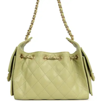 Chanel Chanel Mini 25 Hobo Bag Green Caviar Gold Hardware | Thumbnail 4 Chanel Chanel Mini 25 Hobo Bag Green Caviar Gold Hardware | Thumbnail 4