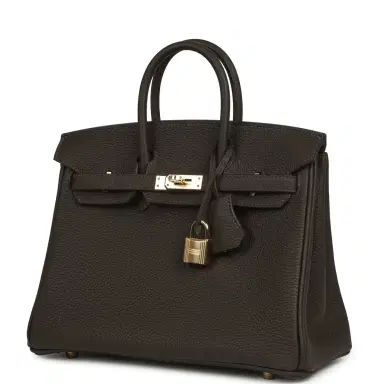 HERMÈS Hermes Birkin 25 Bai-Brun Togo Permabrass Hardware | Thumbnail 5 HERMÈS Hermes Birkin 25 Bai-Brun Togo Permabrass Hardware | Thumbnail 5