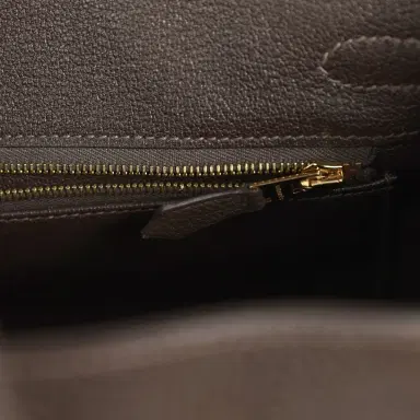 HERMÈS Hermes Birkin 25 Bai-Brun Togo Permabrass Hardware | Thumbnail 8 HERMÈS Hermes Birkin 25 Bai-Brun Togo Permabrass Hardware | Thumbnail 8