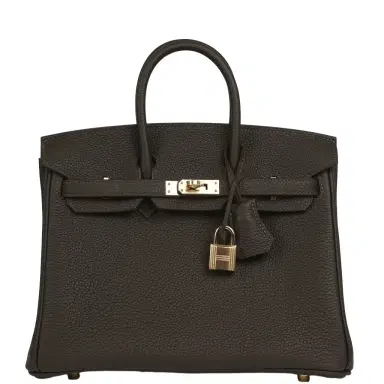 HERMÈS Hermes Birkin 25 Bai-Brun Togo Permabrass Hardware | Thumbnail 1 HERMÈS Hermes Birkin 25 Bai-Brun Togo Permabrass Hardware | Thumbnail 1