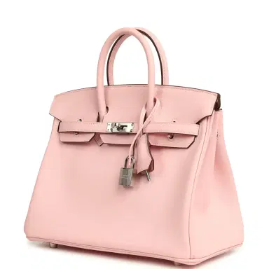 HERMÈS Hermes Birkin 25 Rose Sakura Swift Palladium Hardware | Thumbnail 5 HERMÈS Hermes Birkin 25 Rose Sakura Swift Palladium Hardware | Thumbnail 5