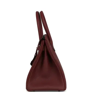 HERMÈS Hermes Birkin 30 Rouge H Togo Palladium Hardware | Thumbnail 3 HERMÈS Hermes Birkin 30 Rouge H Togo Palladium Hardware | Thumbnail 3