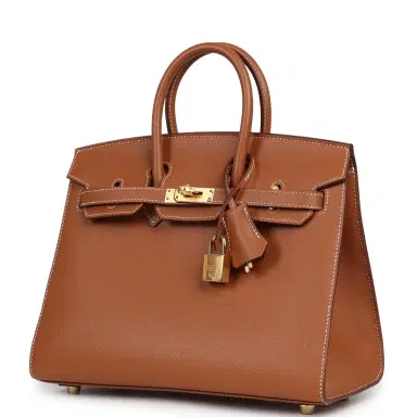 HERMÈS Hermes Birkin Sellier 25 Gold Madame Gold Hardware | Thumbnail 5 HERMÈS Hermes Birkin Sellier 25 Gold Madame Gold Hardware | Thumbnail 5