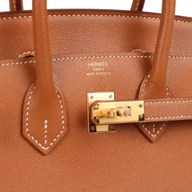 HERMÈS Hermes Birkin Sellier 25 Gold Madame Gold Hardware | Thumbnail 7 HERMÈS Hermes Birkin Sellier 25 Gold Madame Gold Hardware | Thumbnail 7