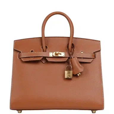 HERMÈS Hermes Birkin Sellier 25 Gold Madame Gold Hardware | Thumbnail 1 HERMÈS Hermes Birkin Sellier 25 Gold Madame Gold Hardware | Thumbnail 1