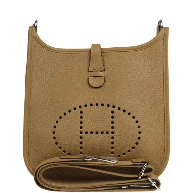 Hermes Evelyne 23 Dune Clemence Palladium Hardware Hermes Evelyne 23 Dune Clemence Palladium Hardware