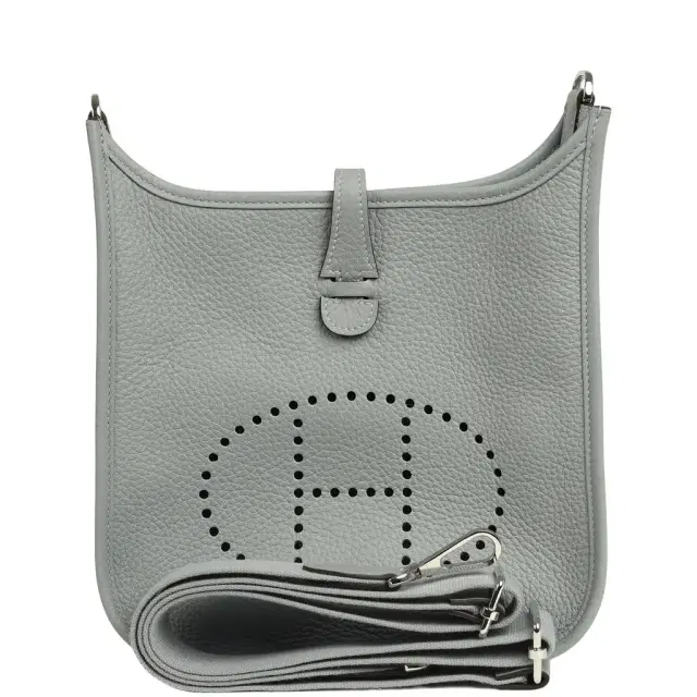 Hermes Evelyne 23 Gris Pantin Clemence Palladium Hardware Hermes Evelyne 23 Gris Pantin Clemence Palladium Hardware