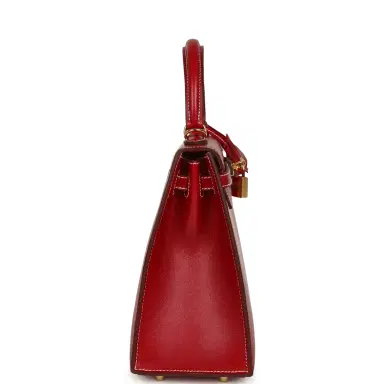 HERMÈS Hermes Kelly Sellier 25 Rouge Piment Box Gold Hardware | Thumbnail 3 HERMÈS Hermes Kelly Sellier 25 Rouge Piment Box Gold Hardware | Thumbnail 3