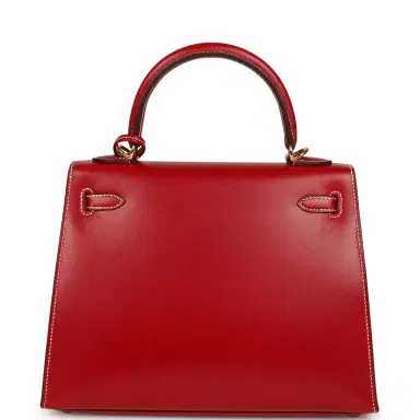 HERMÈS Hermes Kelly Sellier 25 Rouge Piment Box Gold Hardware | Thumbnail 4 HERMÈS Hermes Kelly Sellier 25 Rouge Piment Box Gold Hardware | Thumbnail 4