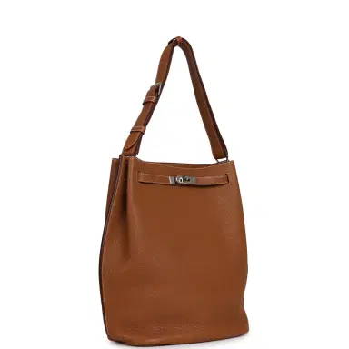 HERMÈS Pre-owned Hermes So Kelly 26 Gold Togo Palladium Hardware | Thumbnail 2 HERMÈS Pre-owned Hermes So Kelly 26 Gold Togo Palladium Hardware | Thumbnail 2