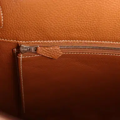 HERMÈS Pre-owned Hermes So Kelly 26 Gold Togo Palladium Hardware | Thumbnail 8 HERMÈS Pre-owned Hermes So Kelly 26 Gold Togo Palladium Hardware | Thumbnail 8