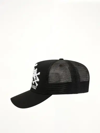 AMIRI Bones Stacked Trucker Hat | Thumbnail 4 AMIRI Bones Stacked Trucker Hat | Thumbnail 4