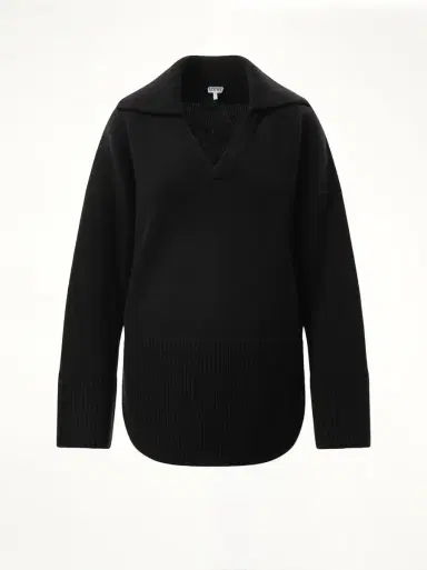 Loewe V-neck Polo Sweater | Thumbnail 3 Loewe V-neck Polo Sweater | Thumbnail 3