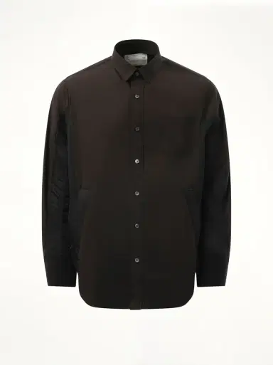 Sacai Cotton Poplin Nylon Shirt | Thumbnail 3 Sacai Cotton Poplin Nylon Shirt | Thumbnail 3