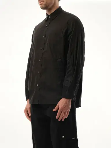 Sacai Cotton Poplin Nylon Shirt | Thumbnail 5 Sacai Cotton Poplin Nylon Shirt | Thumbnail 5
