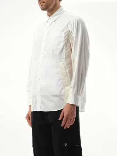 Sacai Cotton Poplin Nylon Shirt | Thumbnail 5 Sacai Cotton Poplin Nylon Shirt | Thumbnail 5