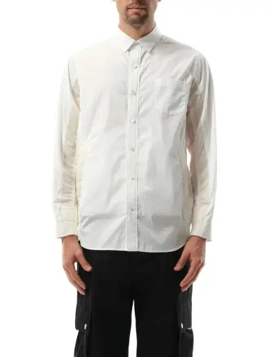 Sacai Cotton Poplin Nylon Shirt | Thumbnail 1 Sacai Cotton Poplin Nylon Shirt | Thumbnail 1