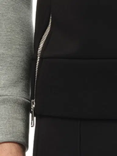 NEIL BARRETT Sweatshirt in Black/grey Black | Thumbnail 2 NEIL BARRETT Sweatshirt in Black/grey Black | Thumbnail 2