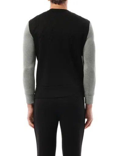 NEIL BARRETT Sweatshirt in Black/grey Black | Thumbnail 6 NEIL BARRETT Sweatshirt in Black/grey Black | Thumbnail 6