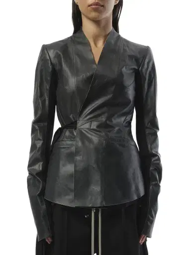 Rick Owens Hollywood Leather Jacket | Thumbnail 1 Rick Owens Hollywood Leather Jacket | Thumbnail 1