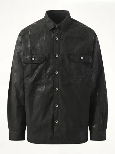 RICK OWENS DRKSHDW Denim Jumbo Outershirt | Thumbnail 3 RICK OWENS DRKSHDW Denim Jumbo Outershirt | Thumbnail 3