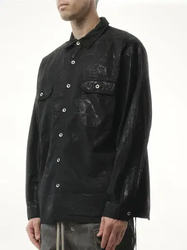 RICK OWENS DRKSHDW Denim Jumbo Outershirt | Thumbnail 5 RICK OWENS DRKSHDW Denim Jumbo Outershirt | Thumbnail 5