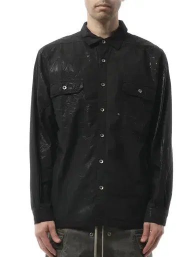 RICK OWENS DRKSHDW Denim Jumbo Outershirt | Thumbnail 1 RICK OWENS DRKSHDW Denim Jumbo Outershirt | Thumbnail 1