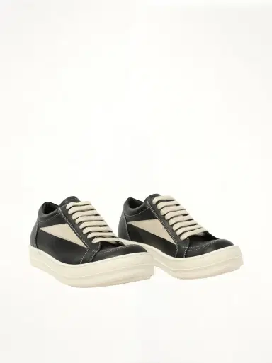 Rick Owens Vintage Sneaks in Black/milk | Thumbnail 3 Rick Owens Vintage Sneaks in Black/milk | Thumbnail 3