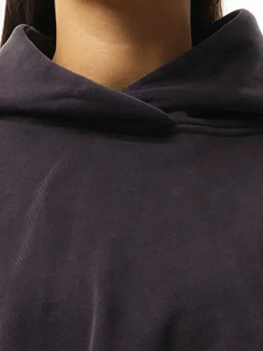 Entire Studios Cropped Heavy Hood in Ink Black | Thumbnail 2 Entire Studios Cropped Heavy Hood in Ink Black | Thumbnail 2